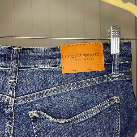 Lucky Brand Lolita Skinny Jean 12/31 Low Rise Ankle Dark Wash Stretch Casual Y2K - Picture 5 of 8